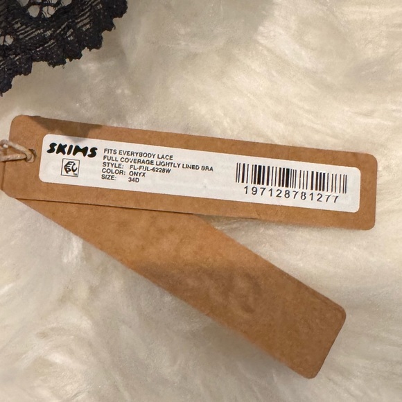 SKIMS Full Coverage Bra 34D Fits Everybody Lace NWT - Picture 5 of 5